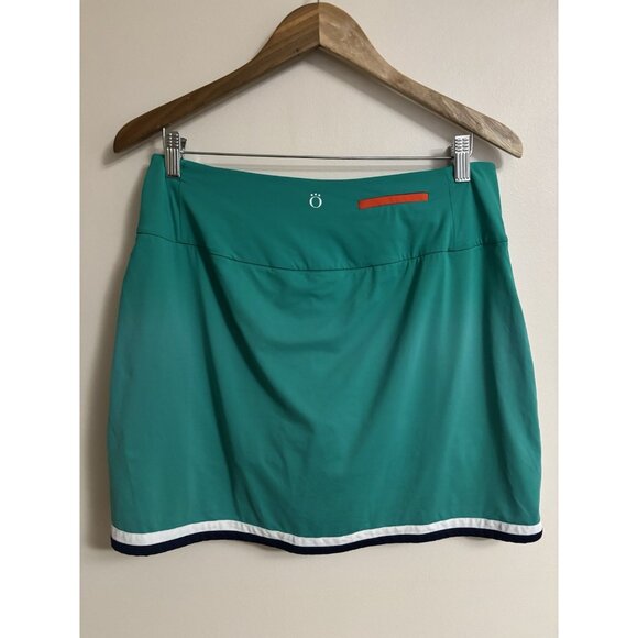 Kinona Green Golf Skort Size M Shorts Lined UPF 50 + Pocket Skirt - Picture 3 of 9